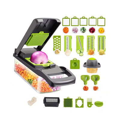 Outils de cuisine verts/gris Coupeuse multifonctionnelle de légumes pour les gadgets de fruits et légumes 2023