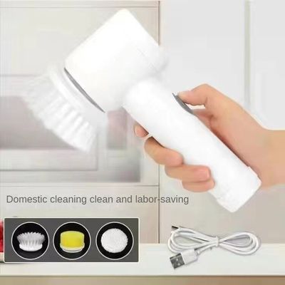 Une brosse à vaisselle de cuisine rechargeable USB pour le nettoyage domestique de l' évier et de la baignoire