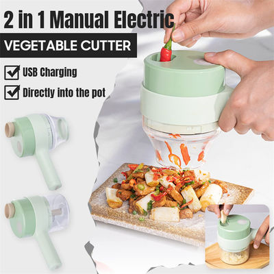 Europe Portable 4 en 1 Coupeurs de légumes Smart Gadget Coupeuse électrique Chopper de cuisine