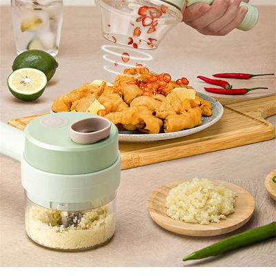 Europe Portable 4 en 1 Coupeurs de légumes Smart Gadget Coupeuse électrique Chopper de cuisine