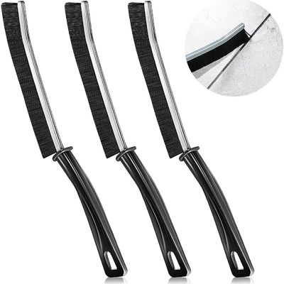 Brosses de nettoyage de crevasses à poils durs noirs pour le nettoyage en profondeur des coins difficiles d'accès