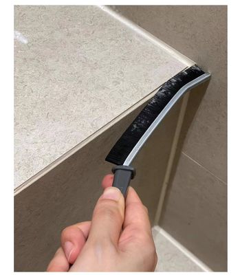 Brosses de nettoyage de crevasses à poils durs noirs pour le nettoyage en profondeur des coins difficiles d'accès