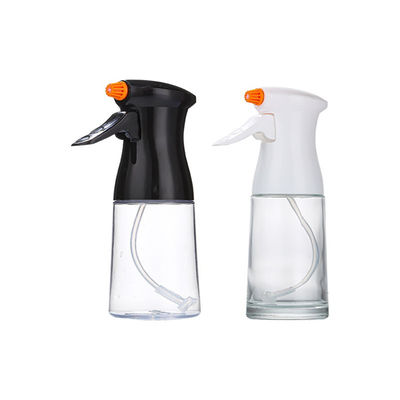 Logo personnalisé Bouteille de pulvérisation d'huile de verre de qualité alimentaire de 200 ml pour cuisine Distributeur d'huile d'olive