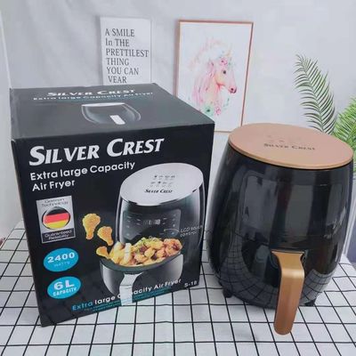 Friteuse à air profond électrique numérique pour la cuisson saine du poulet 6L à tension V 111V-240V