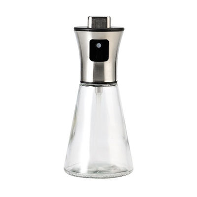 Bouteille de pulvérisation d'huile en acier inoxydable de 200 ml pour la cuisine et les activités en plein air