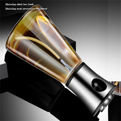 Bouteille de pulvérisation d'huile en acier inoxydable de 200 ml pour la cuisine et les activités en plein air
