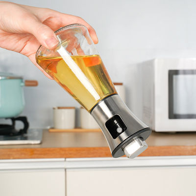 Bouteille de pulvérisation d'huile en acier inoxydable de 200 ml pour la cuisine et les activités en plein air