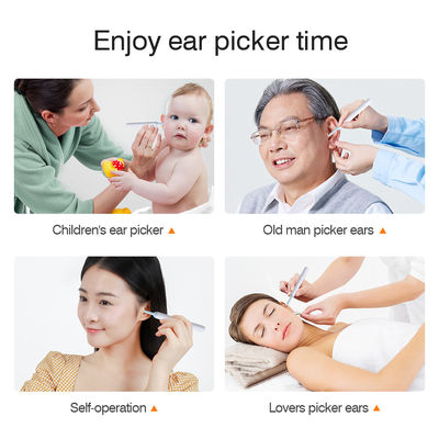 Élimineur de cérumen électrique avec caméra d'otoscope sans fil et batterie rechargeable
