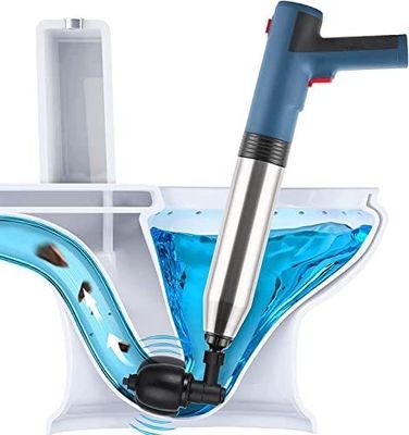 Plongeur d'eau pour toilettes sous pression d'air Plomberie pistolet à air Blaster de drainage pour toilettes non bouchées