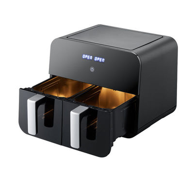 9L écran tactile Friture à double air Friture électrique à fond Smart Rack sans huile