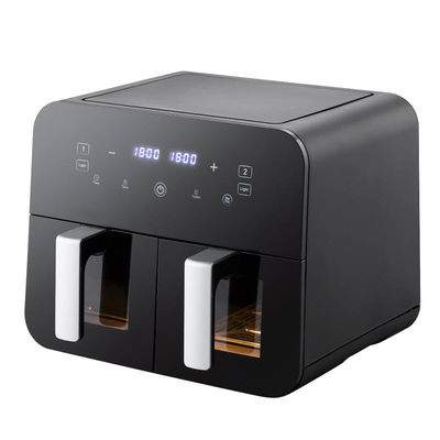 9L écran tactile Friture à double air Friture électrique à fond Smart Rack sans huile