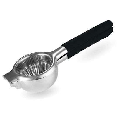 340G Limousine Citrus Press Juicer avec construction en acier inoxydable et poignée en silicone doux