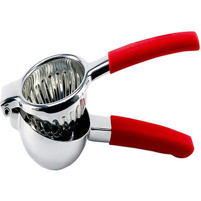 340G Limousine Citrus Press Juicer avec construction en acier inoxydable et poignée en silicone doux