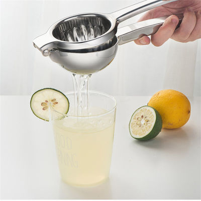 340G Limousine Citrus Press Juicer avec construction en acier inoxydable et poignée en silicone doux