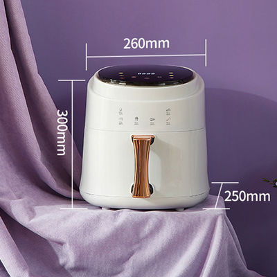6L 3L écran tactile Friteuse à double air Friteuse à fond électrique Four Smart Rack sans huile Friteuse à air en plastique