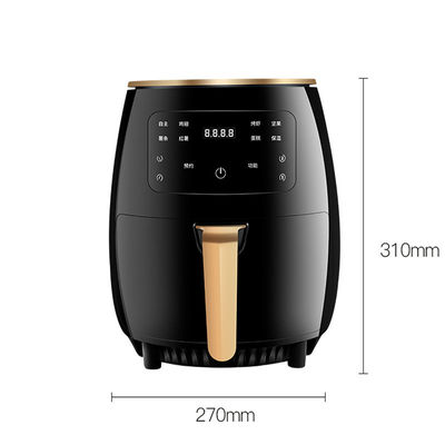 Cuisinier à air commercial sans huile de 110 V 4 kg Capacité pour le kitchen/camping/picnic/fête