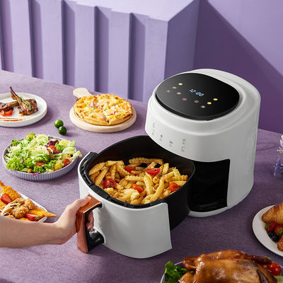 Écran tactile intelligent de 8L de 1400W, friteuse électrique sans huile, friteuse à air chaud