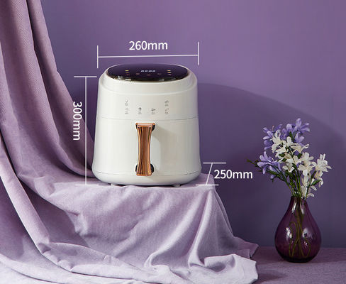 Écran tactile intelligent de 8L de 1400W, friteuse électrique sans huile, friteuse à air chaud