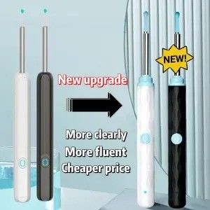Kit d' élimination de la cire d'oreille de nettoyage ménager avec appareil photo et lumière 1296P Otoscope Ear Cleaner