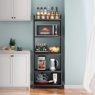 Étagère de cuisine organiser étagère de stockage en acier inoxydable pour la rotation de fruits et légumes