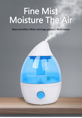 Humidificateur silencieux de capacité de 1,0-2,5 L pour la protection contre la pénurie d'eau à la maison et dans les salles pour bébés