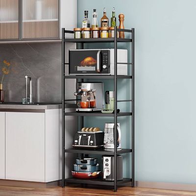 Étagère de cuisine organiser étagère de stockage en acier inoxydable pour la rotation de fruits et légumes