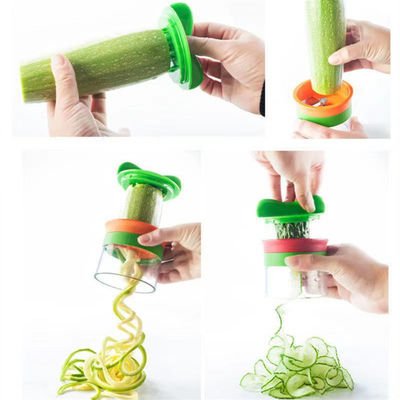 Spiralizer Coupeuse à feuilles Julienne grossière et fine 3 en 1