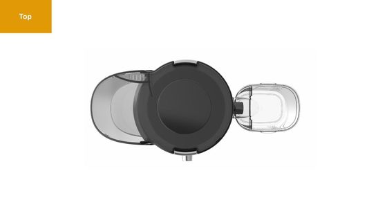 Juicer centrifugeur de fruits à lame en acier inoxydable automatique pour les amateurs de smoothie