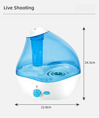 Humidificateur à ultrasons silencieux de 28dB pour chambre à coucher et humidificateurs d'air à brouillard froid