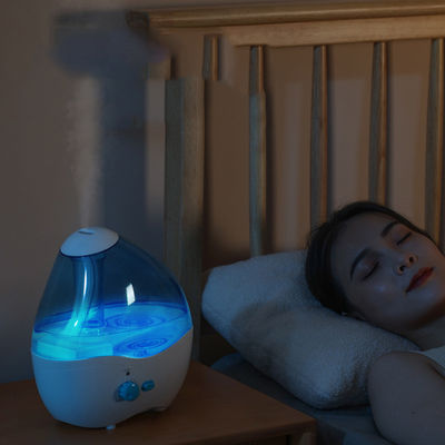 Humidificateur à ultrasons silencieux de 28dB pour chambre à coucher et humidificateurs d'air à brouillard froid