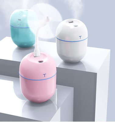 Humidificateur d'air à ultrasons portable de 220 ml avec lampe de nuit LED et diffuseur d'arôme USB