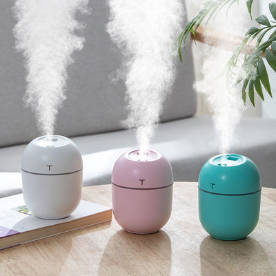 Humidificateur d'air à ultrasons portable de 220 ml avec lampe de nuit LED et diffuseur d'arôme USB