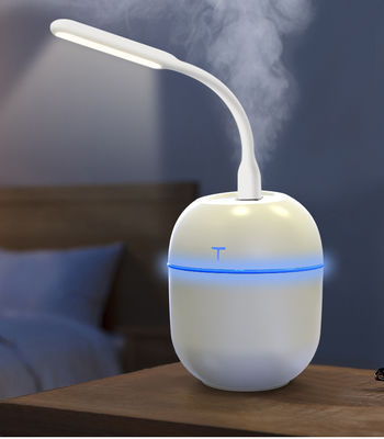 Humidificateur d'air à ultrasons portable de 220 ml avec lampe de nuit LED et diffuseur d'arôme USB