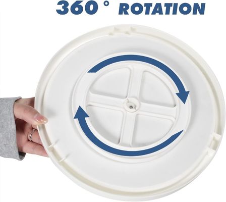 2 couches d'épices pour la cuisine, rangement rotatif pour un accès facile aux épices et aux articles de toilette