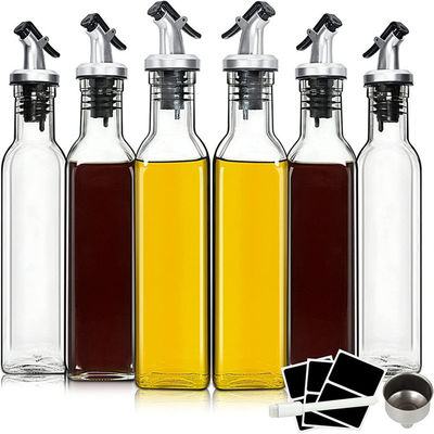 Bouteille de distributeur d'huile d'olive avec buse