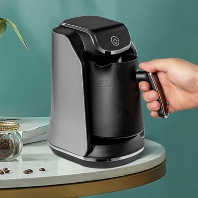 Machine à café turque électrique à service unique avec filtre et plaque de chauffage réutilisables