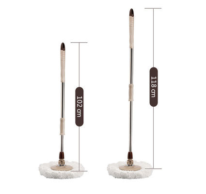 Wringer en acier inoxydable 360 Spin Easy Clean Cyclone Sélection de gommages et de seaux pour nettoyer le sol