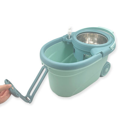 Tête de balai d'éponge Magic 360 Balai ménager avec barre de torsion en acier inoxydable Logo personnalisé