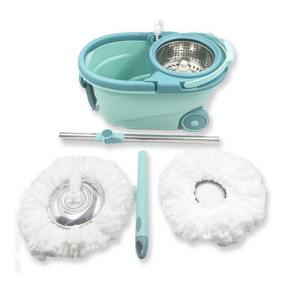 Tête de balai d'éponge Magic 360 Balai ménager avec barre de torsion en acier inoxydable Logo personnalisé