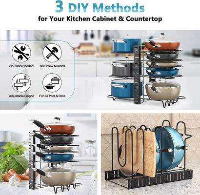 Étagère de 8 niveaux avec 3 méthodes de bricolage