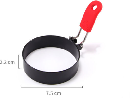 Accueil Cuisine Anneaux de cuisson d'œufs en acier inoxydable Moldes de crêpes pour frire les œufs et les omelettes