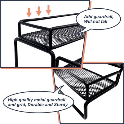 Produits alimentaires Laque cuite organisateur de rack d'épices pour armoire 4 étape de niveau porte-étagère