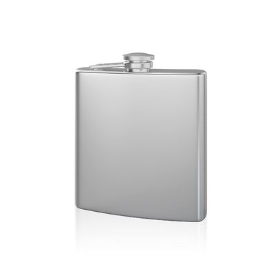 Bouteille de vin en acier inoxydable recouverte de cuir pour hommes 8 oz Bouteille de hanche extérieure Taille du produit 93*122mm