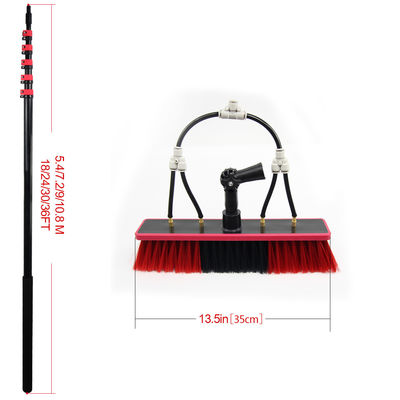 Nettoyage du ménage Équipement de lavage de fenêtres rouge avec spray d'eau x23 pinceau