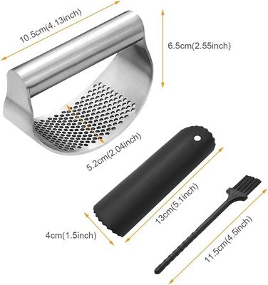 Gratteur de cuisine multi 120G boîte de couleur 141G Minceur d'ail et concasseur pour le pressage facile
