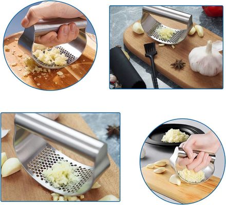 Gratteur de cuisine multi 120G boîte de couleur 141G Minceur d'ail et concasseur pour le pressage facile