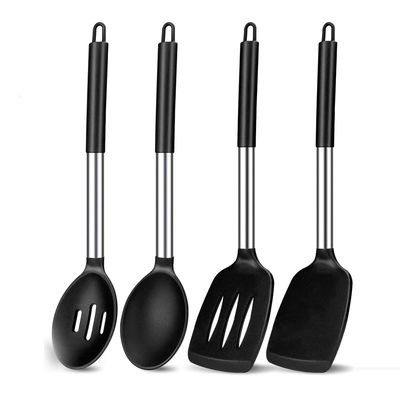 Cuillère antiadhésive en silicone pour frire du poisson Spatula pour cuisine