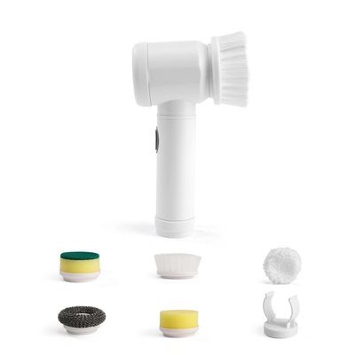 Brosse de nettoyage électrique Blanc 138G USB rechargeable pour la cuisine