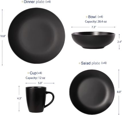 La vie exquise Porcelaine céramique Vaisselle à table Vaisselle à dîner Cuillère à soupe Plate Bowl Set Home