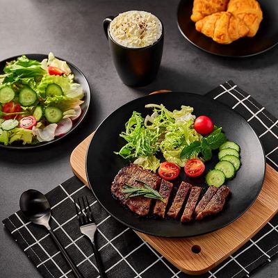La vie exquise Porcelaine céramique Vaisselle à table Vaisselle à dîner Cuillère à soupe Plate Bowl Set Home